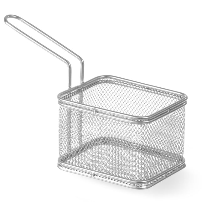 Mini basket for fried snacks stainless steel 100x80x75mm - Hendi 426225