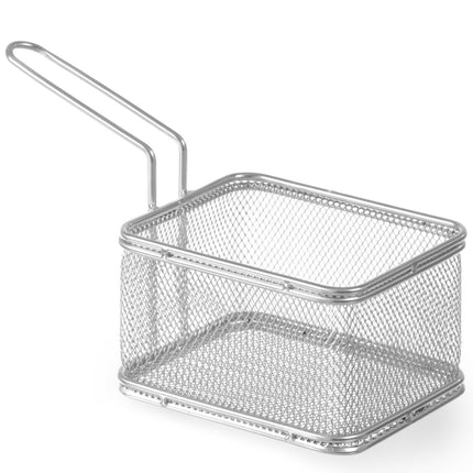 Mini basket for fried snacks stainless steel 125x100x85mm - Hendi 42643