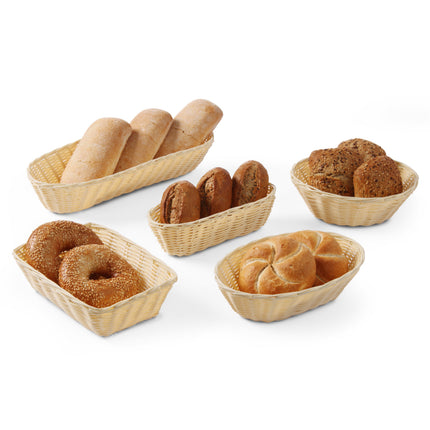 Bake basket with polyrattan oval 225x110x60mm - Hendi 426708