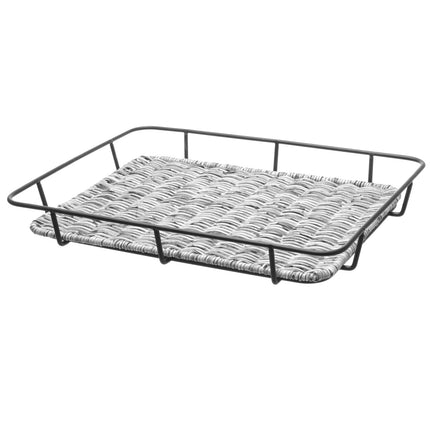Hendi Bakery tray basket with stainless steel frame grey melange 400x300x50 mm – image 2