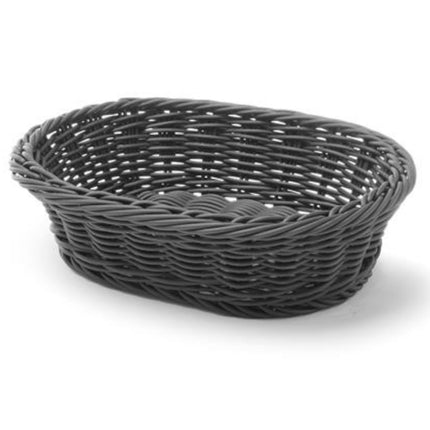 Hendi Baking basket oval polypropylene black 250x190x65 mm – image 2