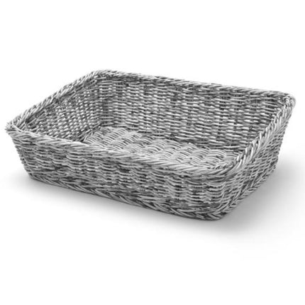 Hendi Bread display basket, slanted rectangular bread, gray 400x300x120 mm - Hendi 426661 – image 2