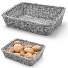 Hendi Bread display basket, slanted rectangular bread, gray 400x300x120 mm - Hendi 426661