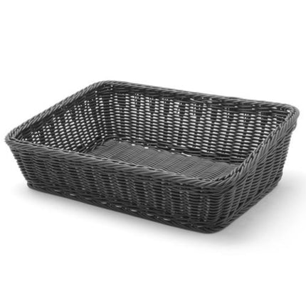 Hendi Baking basket slanted bread rectangular black 400x300x120 mm – image 2