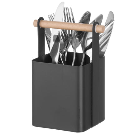 Hendi Table basket organizer on cutlery with wooden handle 14x10.5x19 cm – image 2