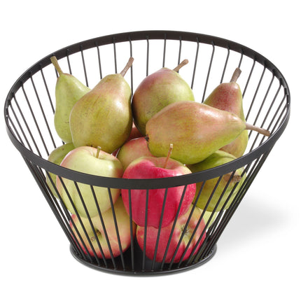Hendi Wire bowl basket black fruit with matt coating: 300 mm – image 3