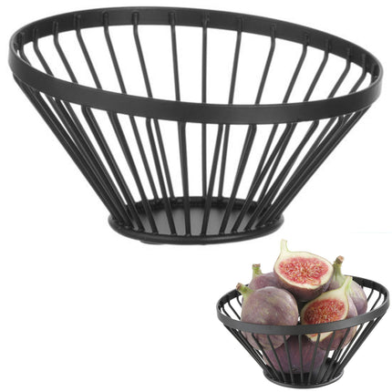 Hendi Wire bowl basket black fruit with matt coating: 300 mm – image 4