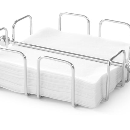 Napkin steel square napkin stand - Hendi 428528