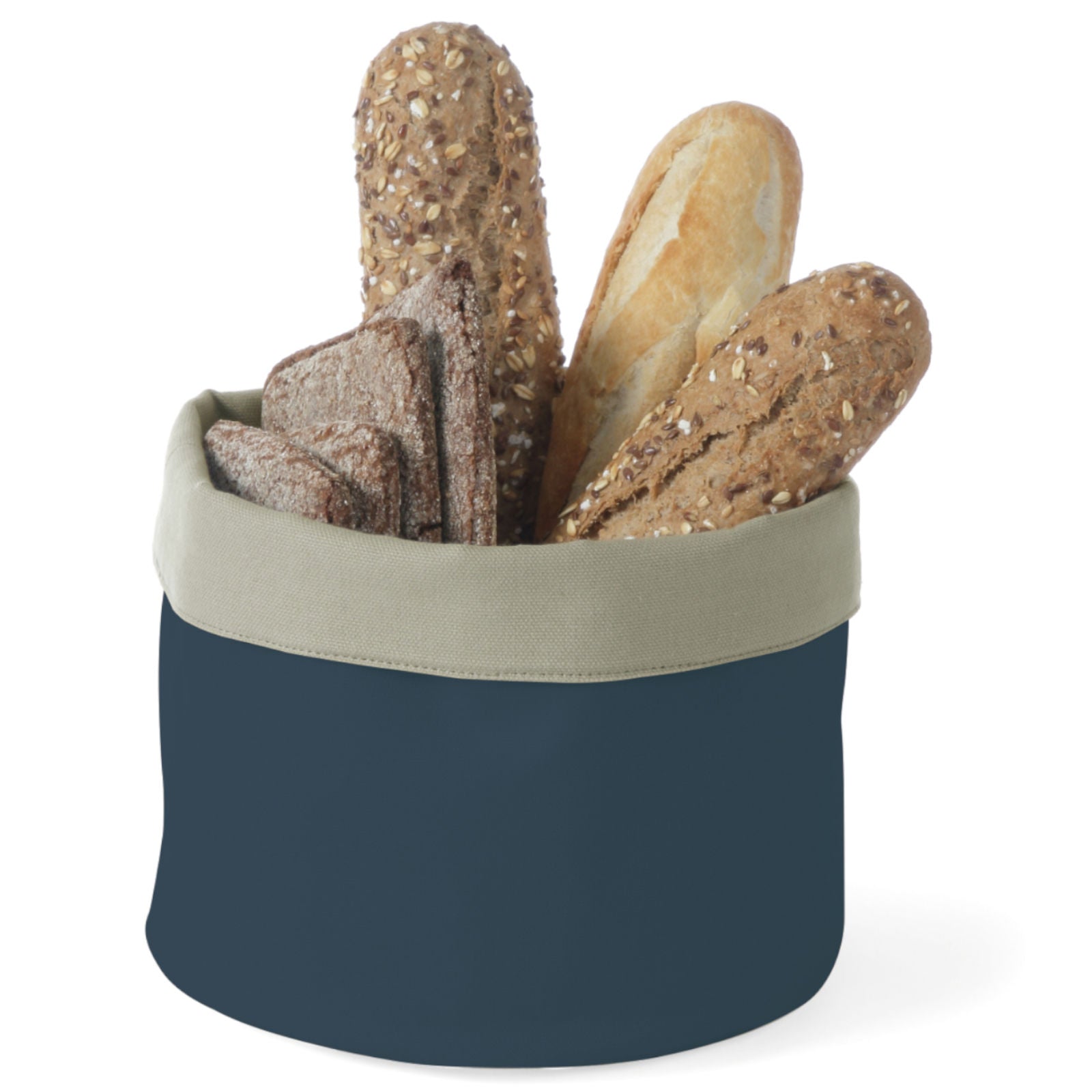 Hendi Basket, round bread bag, diameter. 15cm dark blue - Hendi 429013