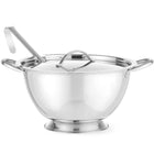 Soup vase with lid and ladle stainless steel 2.7L - Hendi 434208
