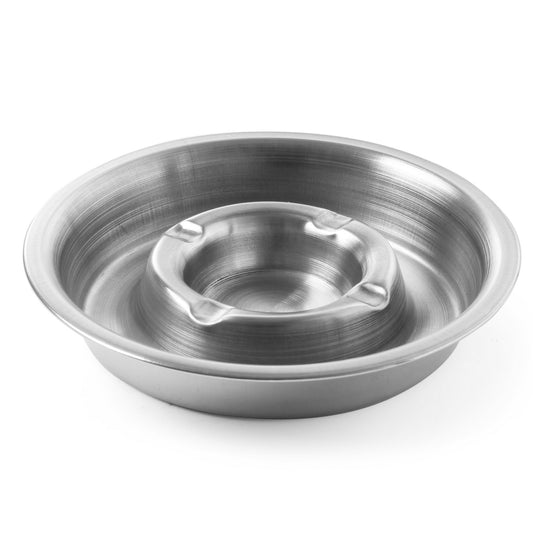 Hendi Ashtray with ash gutters stainless steel wed. 160mm