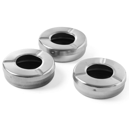 Assortment with stainless steel lid 90mm set of 3pcs - Hendi 440490