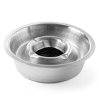Ashtray with ash gutters Stainless steel deep wed. 140mm - Hendi 440605