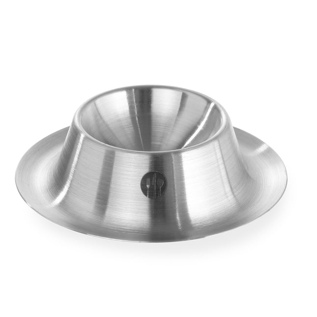 Hendi Glass stand with egg-run stainless steel set 6pcs.