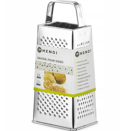 A 4-sided vegetable market made of stainless steel - Hendi 443002