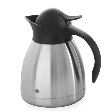 Thermos thermal teapot catering for coffee steel double steel wall 1L - Hendi 446508