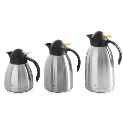 Thermos teapot thermal catering for tea steel double steel wall 1L - Hendi 446522