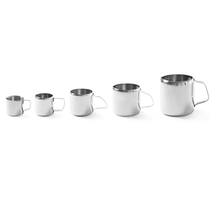 Cup cup milk cream for stainless steel coffee 150ml - Hendi 450406