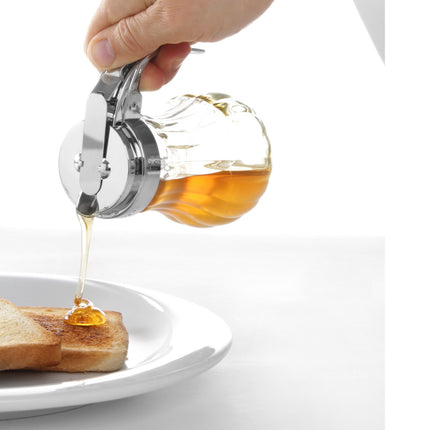 Dispenser for honey glass wed. 80mm height 115mm - Hendi 452424