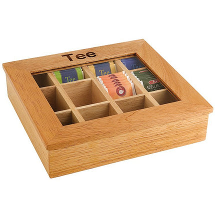 Wooden tea box display 30x28cm - Hendi 456514