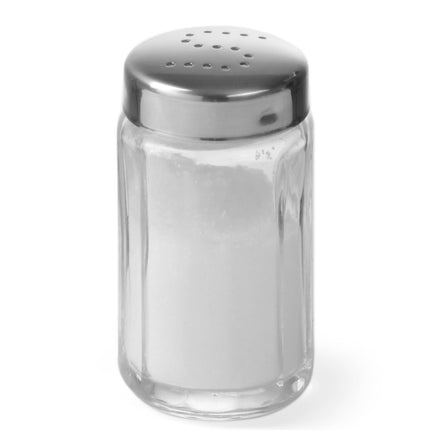 Glass salt shaker 40mm height 70mm set 6pcs - Hendi 461266