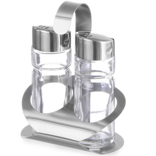 Set for spices made of stainless steel salt and pepper - Hendi 465301
