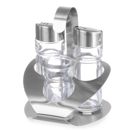 Set for stainless steel spices salt pepper toothpicks - Hendi 465325