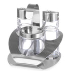 Set for spices made of stainless steel pepper salt mustard - Hendi 465332