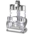 Set for spices made of stainless steel salt pepper olive wine vinegar toothpicks - Hendi 465363