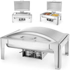 Hendi Food warmer with candle paste, satin steel GN 1/1