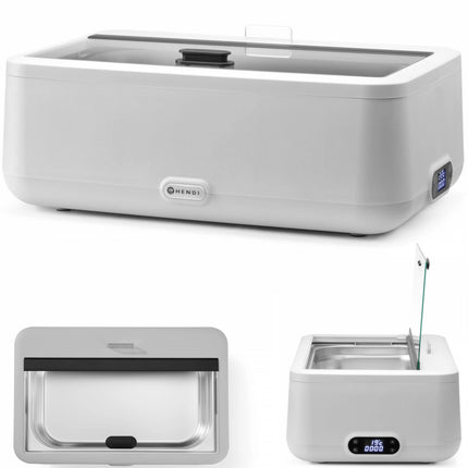 Hendi UNIQ electric bain marie heater 607 x 402 mm 700 W - white