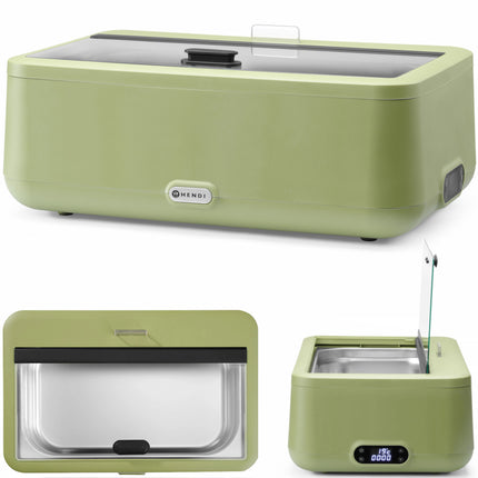 Hendi UNIQ electric bain marie heater 607 x 402 mm 700 W - green