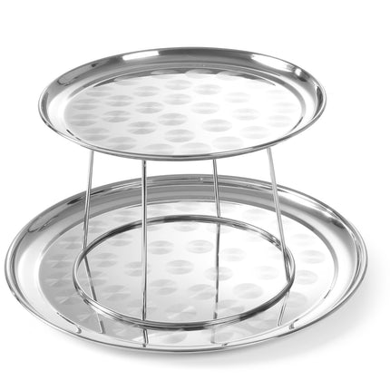 Paters of steel display bowls with seafood base - Hendi 480519