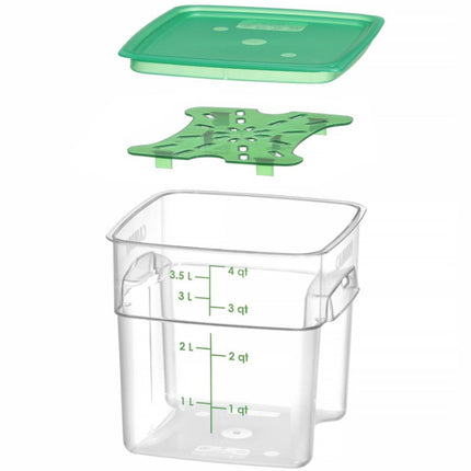 CAMBRO CamSquares Fresh Pro food container 3.8 l 191x191x183 mm – image 5