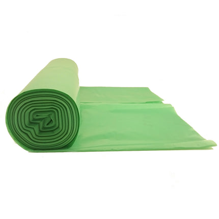 Waste bags thick 50 microns. durable roll 25pcs - green 70L