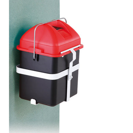 Wall holder for waste battery container medicine and medical waste KCA BOX 20L