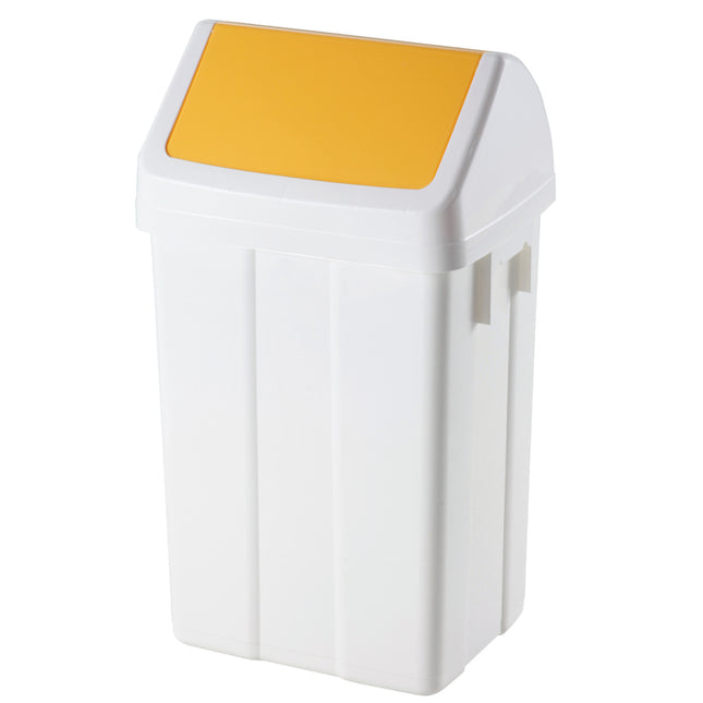 MEVA Waste disposal bin for waste separation - yellow 25L