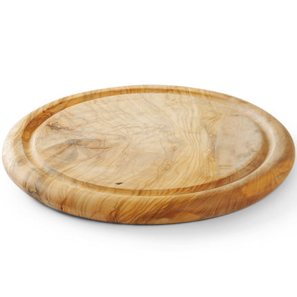 Hendi A board for serving meats, cheese and snacks, made of olive wood, round, diameter. 260mm