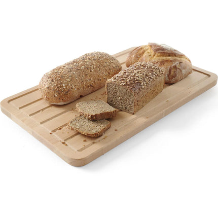 Double-sided cutting board made of beech wood - Hendi 505403