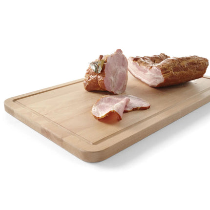 Double-sided cutting board made of beech wood - Hendi 505403