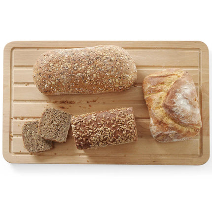 Double-sided cutting board made of beech wood - Hendi 505403