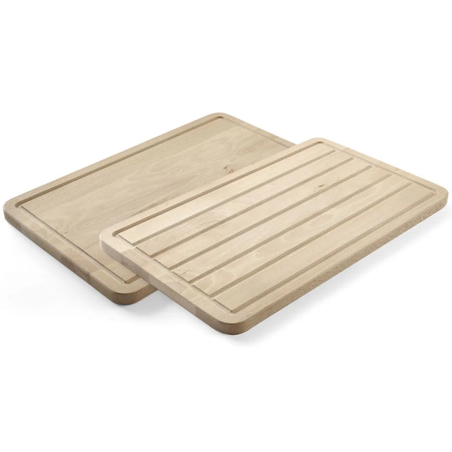 Double-sided cutting board made of beech wood - Hendi 505403