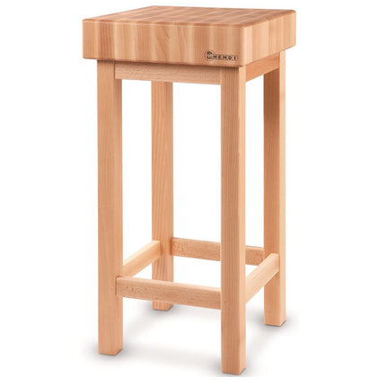 Hendi Wooden butcher block 400x400x150mm with base - Hendi 505625