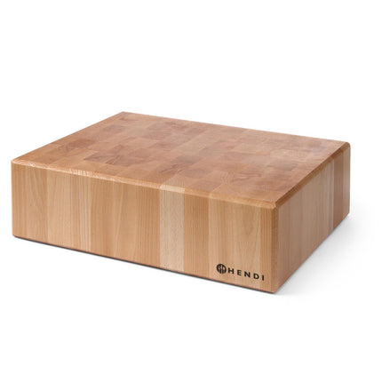 Koka dižskābarža koka miesnieka bloks, augstums. 150 mm — Hendi 505632 