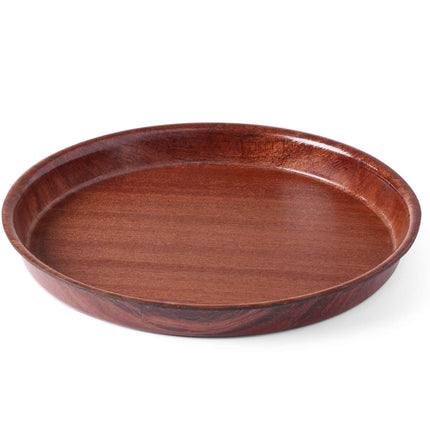 Hendi Wooden non-slip tray with a rand - round wed 42cm – image 2
