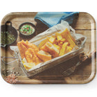 Hendi Non-slip tray for serving fish chips 330 x 430 mm