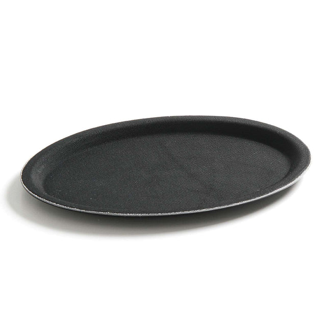 Hendi Waitress tray non-slip oval 20x26.5cm - black – image 3