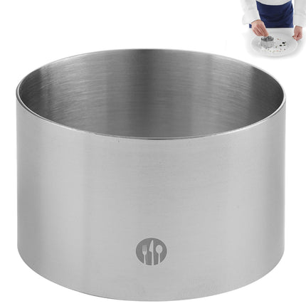 Cake-making ring of stainless steel wed. 70mm height. 45mm - Hendi 512104