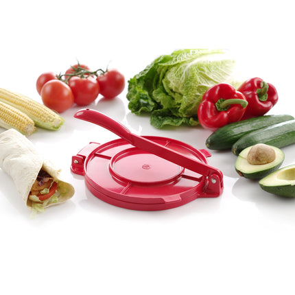 Manual tortilla press 250mm red Hendi 513033