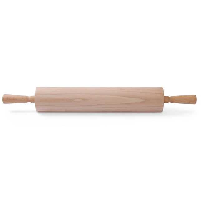 Hendi Wooden dough roller with ball bearing wed 75mm length 395/605mm